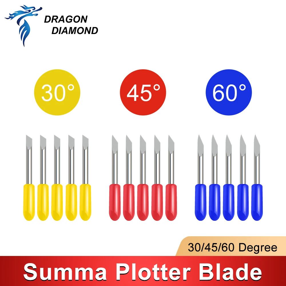 

DRAGON DIAMOND Summa D-30 45 60 degree режущие лезвия для винилового плоттера 5 шт.