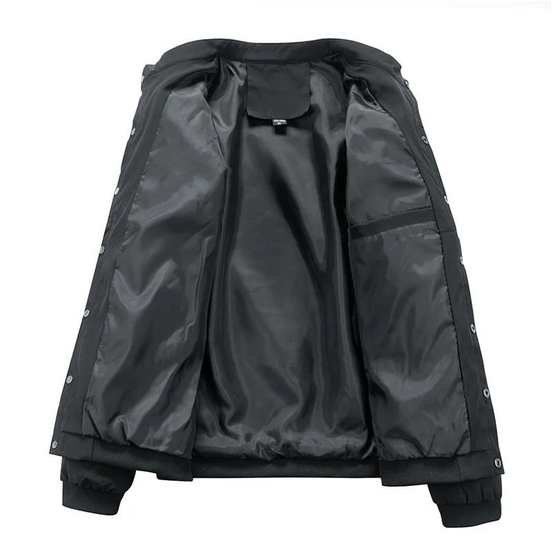 Новинка 2023 приталенная куртка-бомбер на весну Мужское пальто осенняя