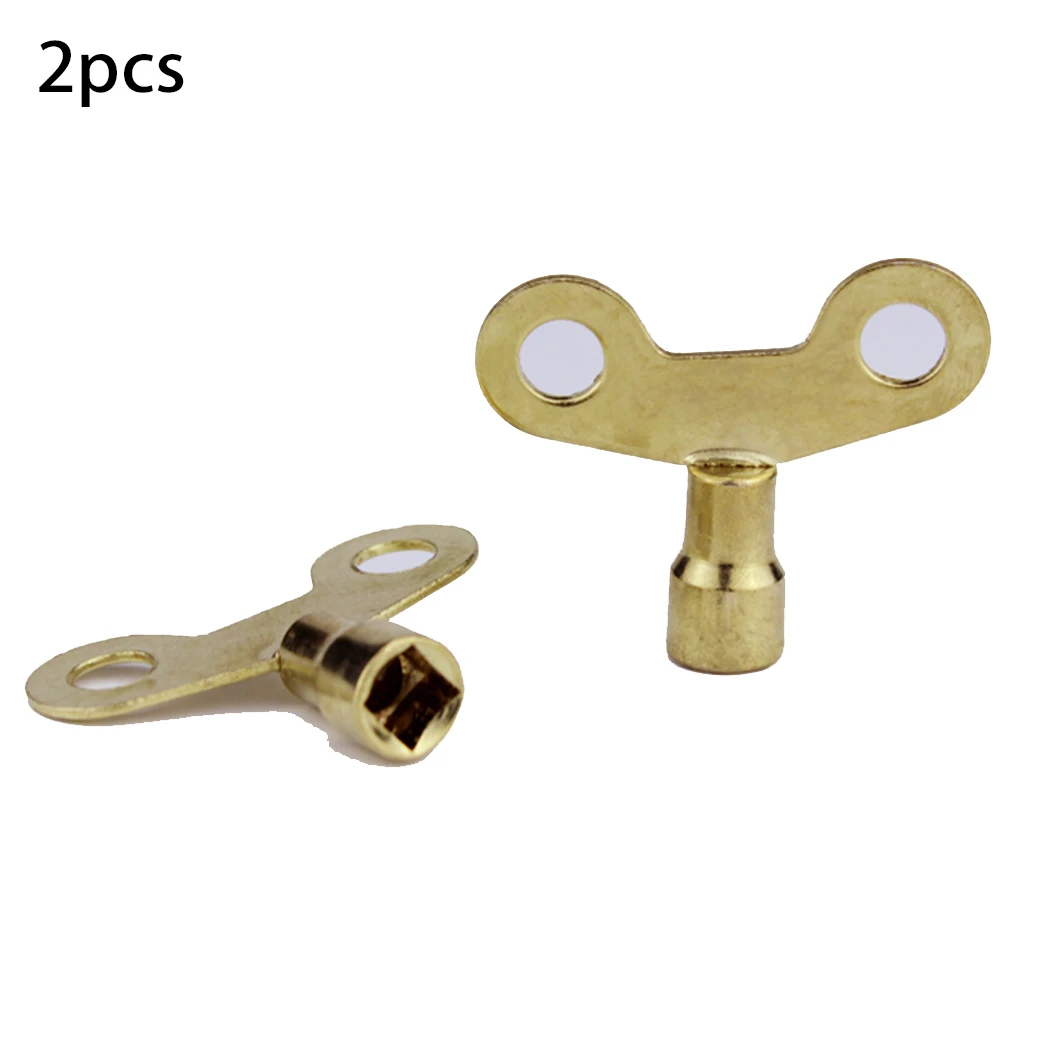 

2 Pcs Radiator Plumbing Bleeding Keys Solid Iron For Venting Air Valv Home Kitchen Bathroom Faucet Accessories