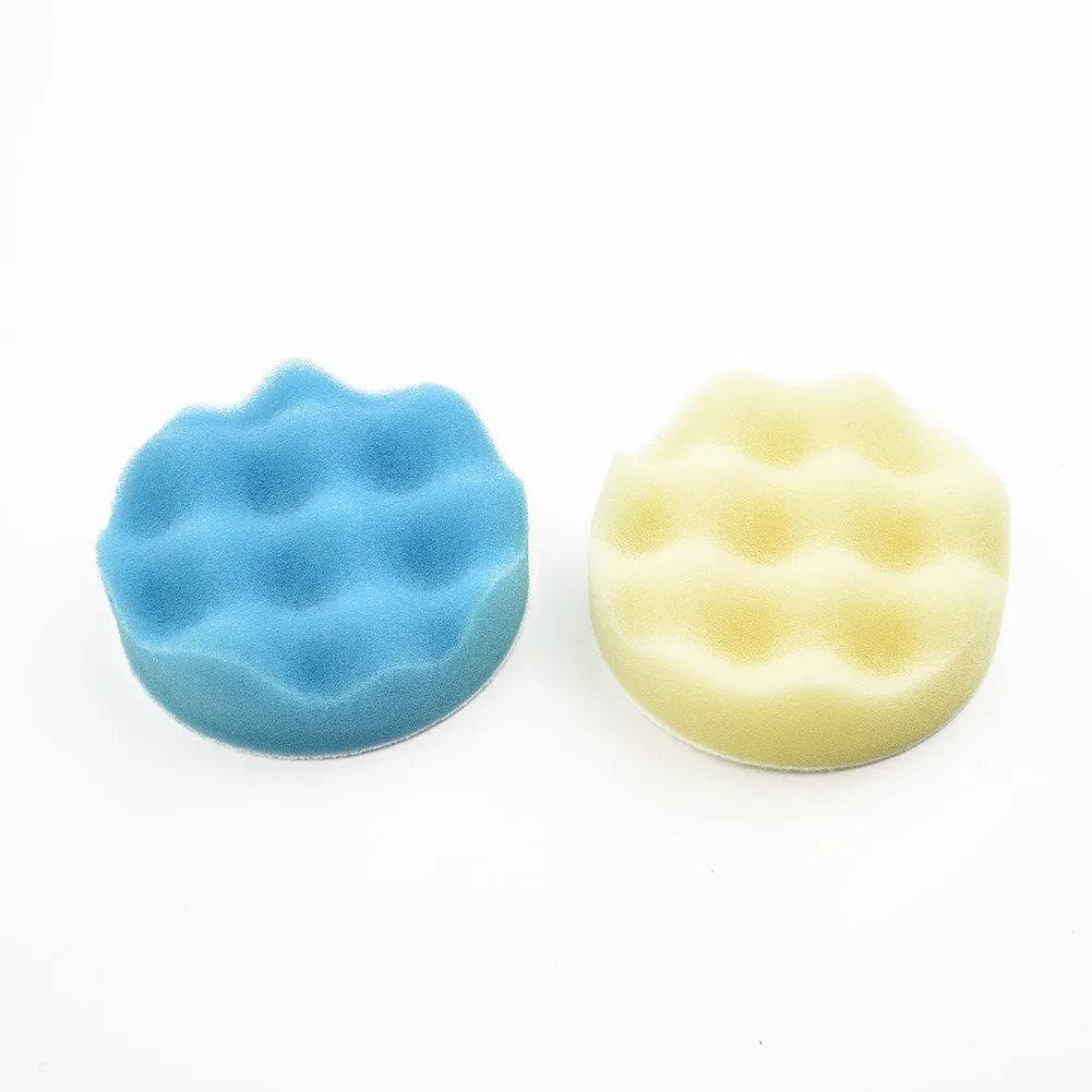 

50 Pcs 3 Inch/75mm New Car Polishing Sponge Foam Pads Discs Car Cleaning Buffing Waxing Tool Car Body Scratch Repair Tool