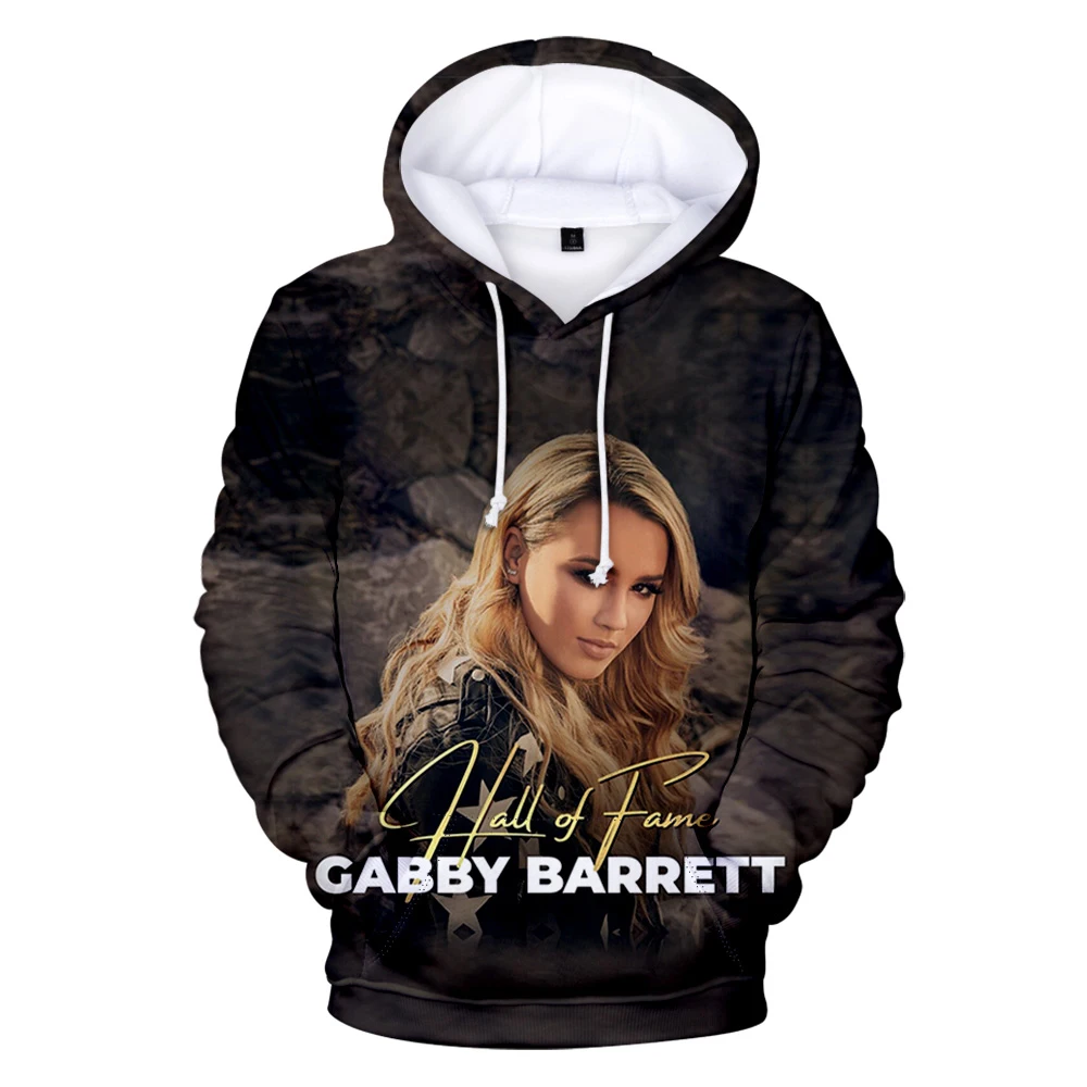 

Худи Gabby Barrett с 3D длинным рукавом Мужская Женская толстовка американская поп-звезда бесплатная доставка 2022 Повседневная стильная одежда