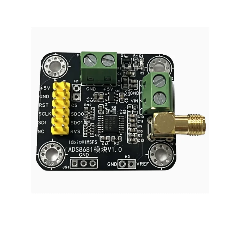 

Модуль ADS8681, аналого-цифровой преобразователь, 16-битный АЦП, частота дискретизации сбора данных, 1MSPS, поддержка одно- и двухступенчатого