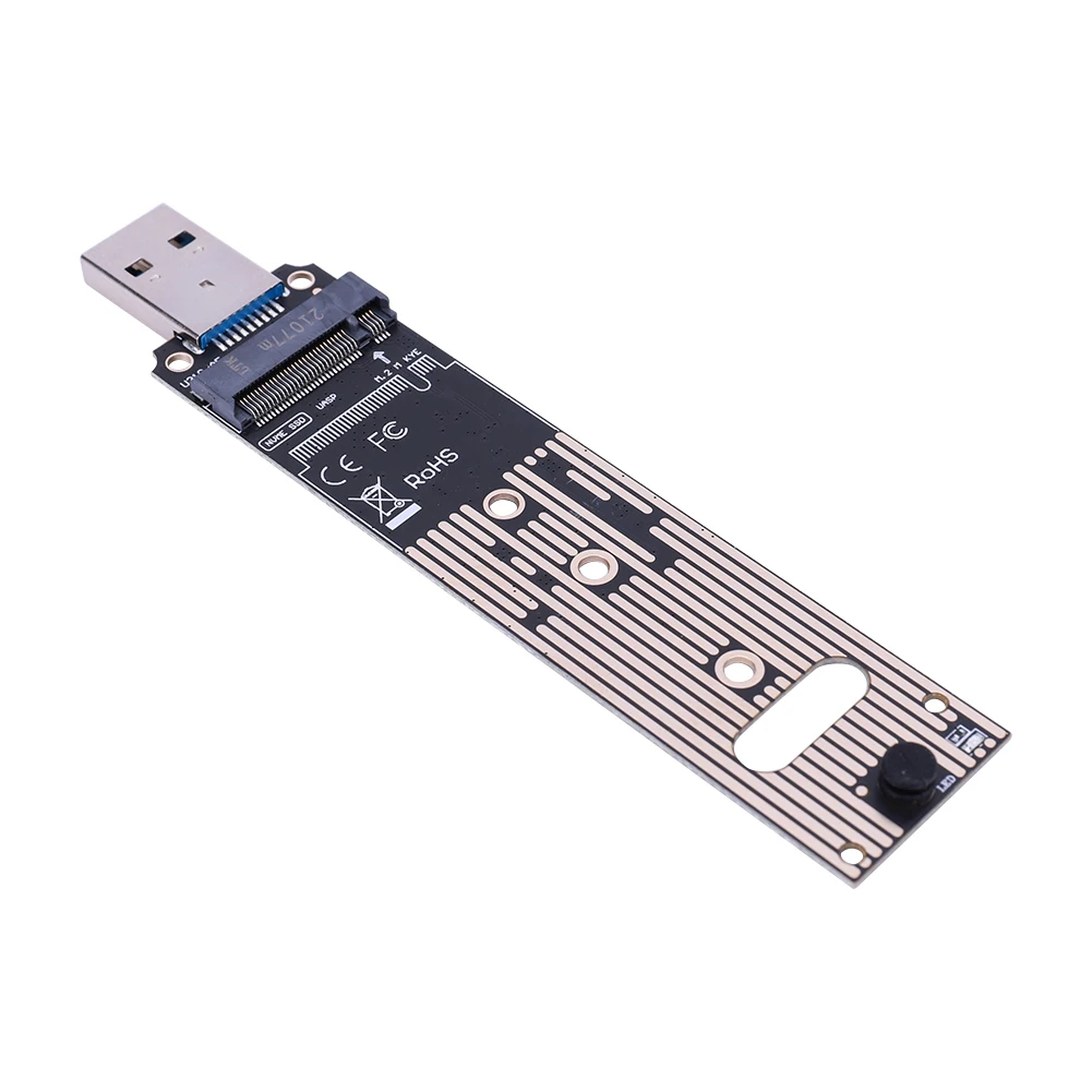 Конвертер жесткого диска M.2 NVME USB3.1 SSD-конвертер 10 Гбит/с Gen 2 SSD-адаптер USB для Samsung WD