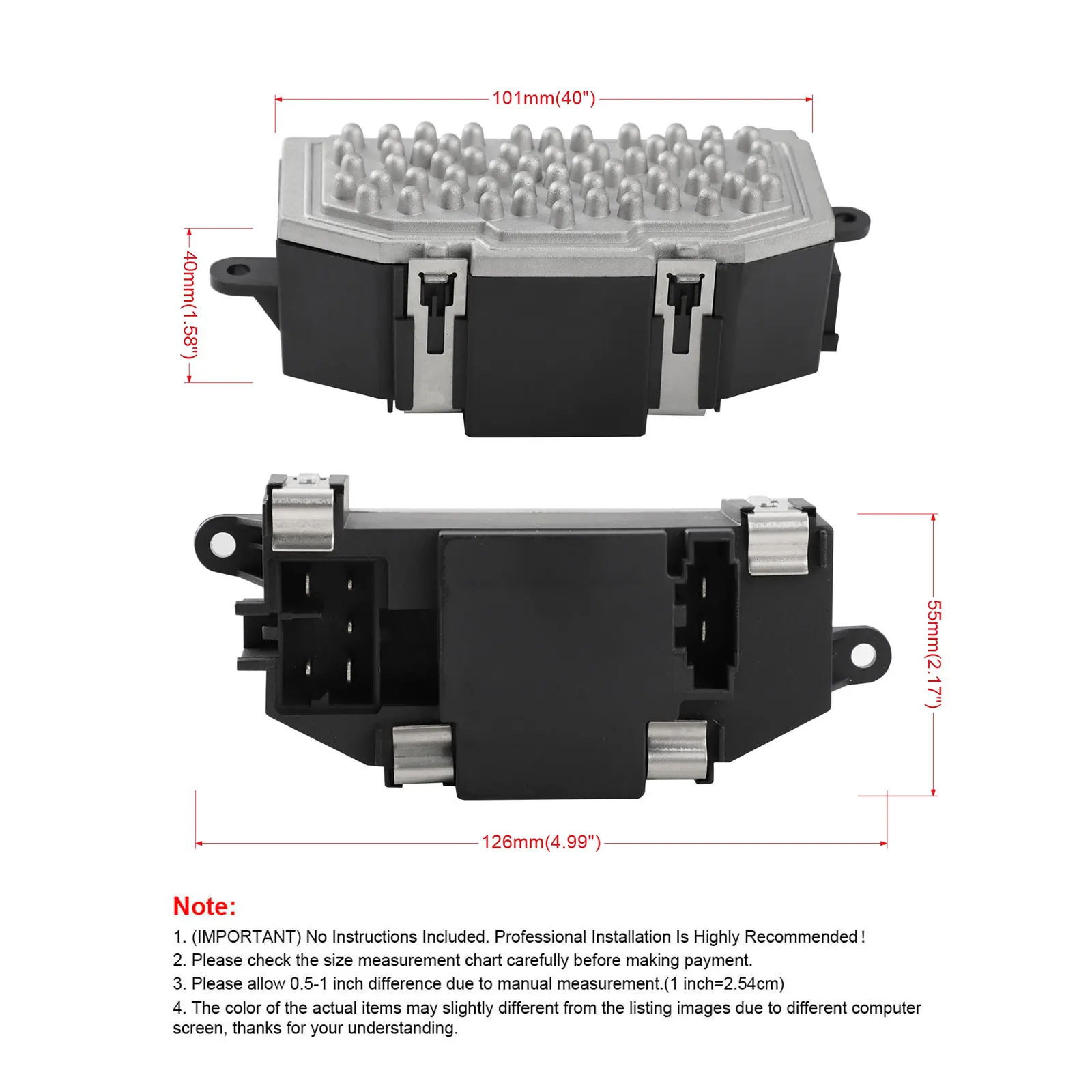 3С 0907521 Д F 3C Резистор вентилятора кондиционера G для Audi Seat Vw Skoda 011500081 Ф 011500088