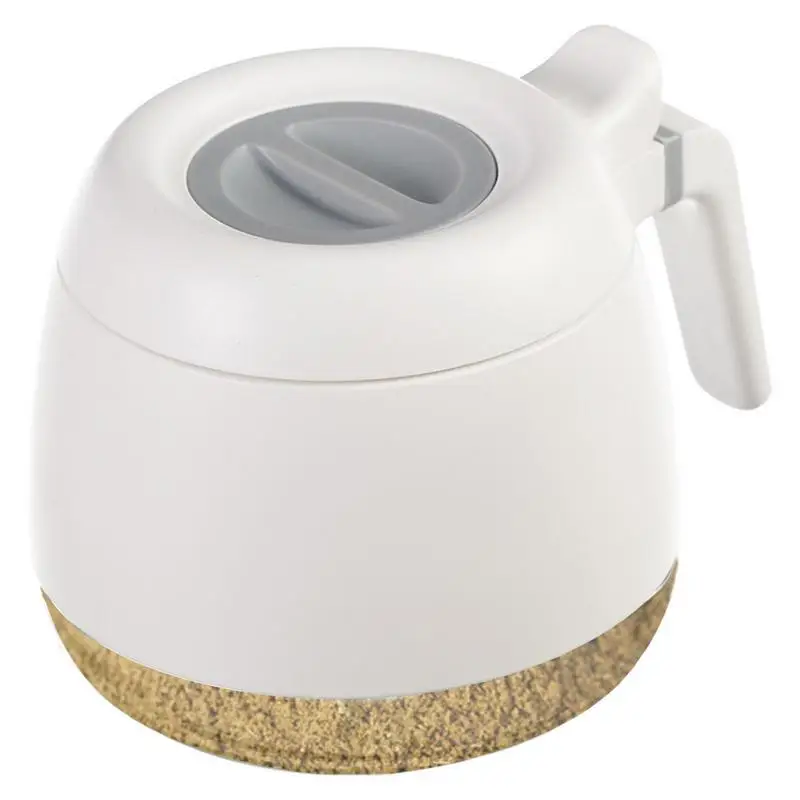 

Spice Storage Jars Portable Round Spice Jars With Spoons Reusable Kitchen Glass Salt Dispenser For Sea Salts Spices Sugar