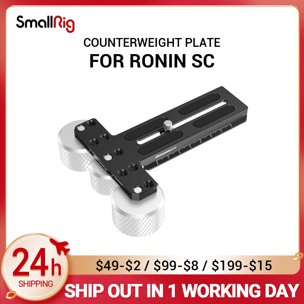 

SmallRig DSLR Camera Gimbal Ronin SC Plate Counterweight Mounting Plate for DJI Ronin-SC Stabilizer fr Video Balance Adjust 2420