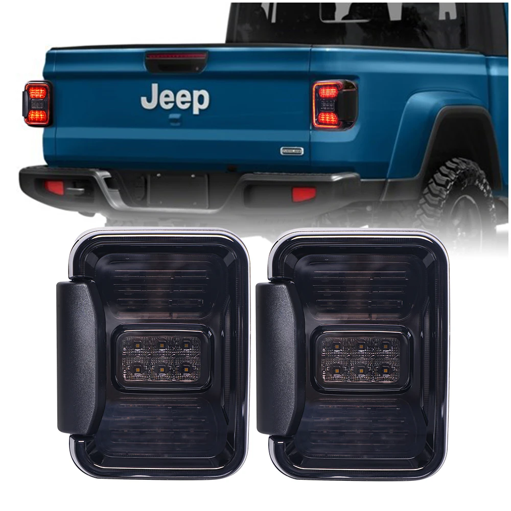 

Car Led Tail Light 12V Plug And Play Auto Spare Part Led Tail Light Turning Lamp Wrangler Jt Tail Light For Jeep 2018+
