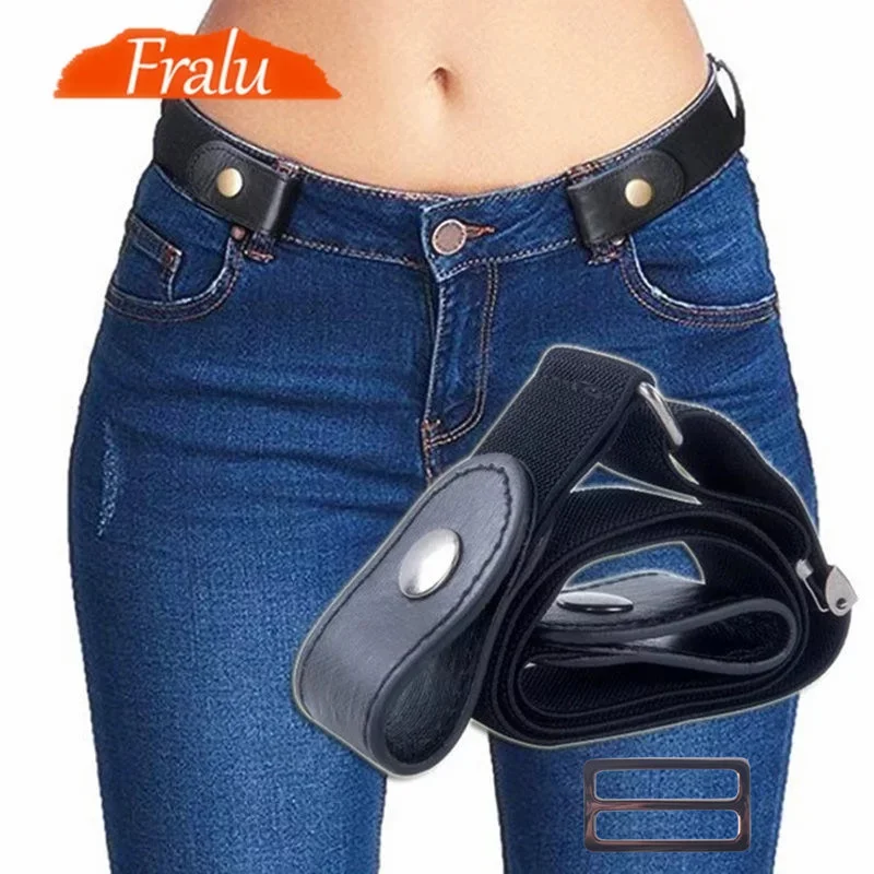 Buckle-Free Belt For Jean Pants,Dresses,No Buckle Stretc Elastic Waist Belt For Women/Men,No Bule,No assle Waist Belt