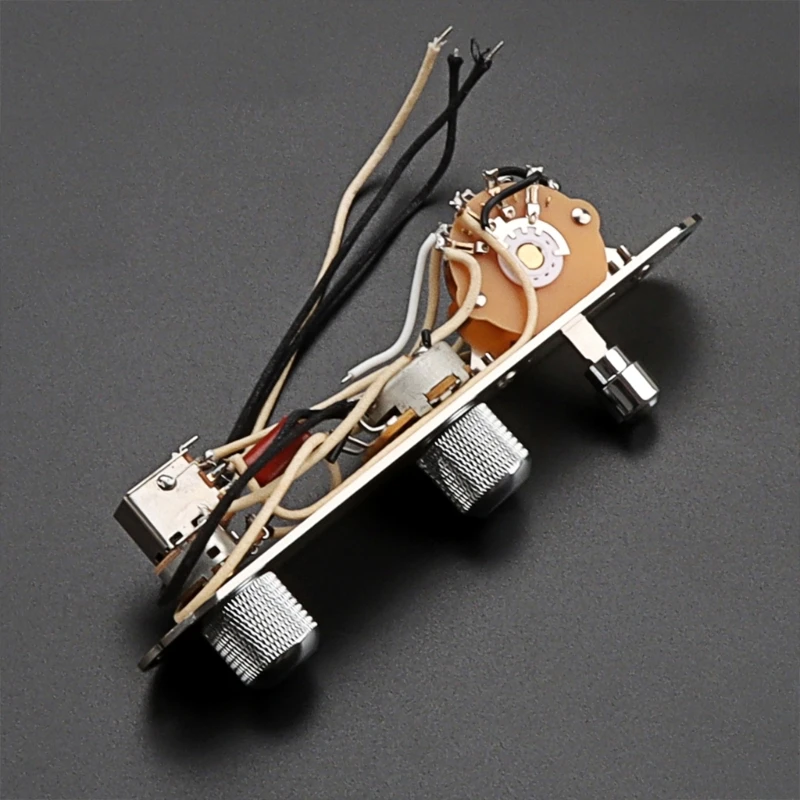 

Prewired Guitar Switch Control Plate 3 Way Wired Loaded Control Plate Durable