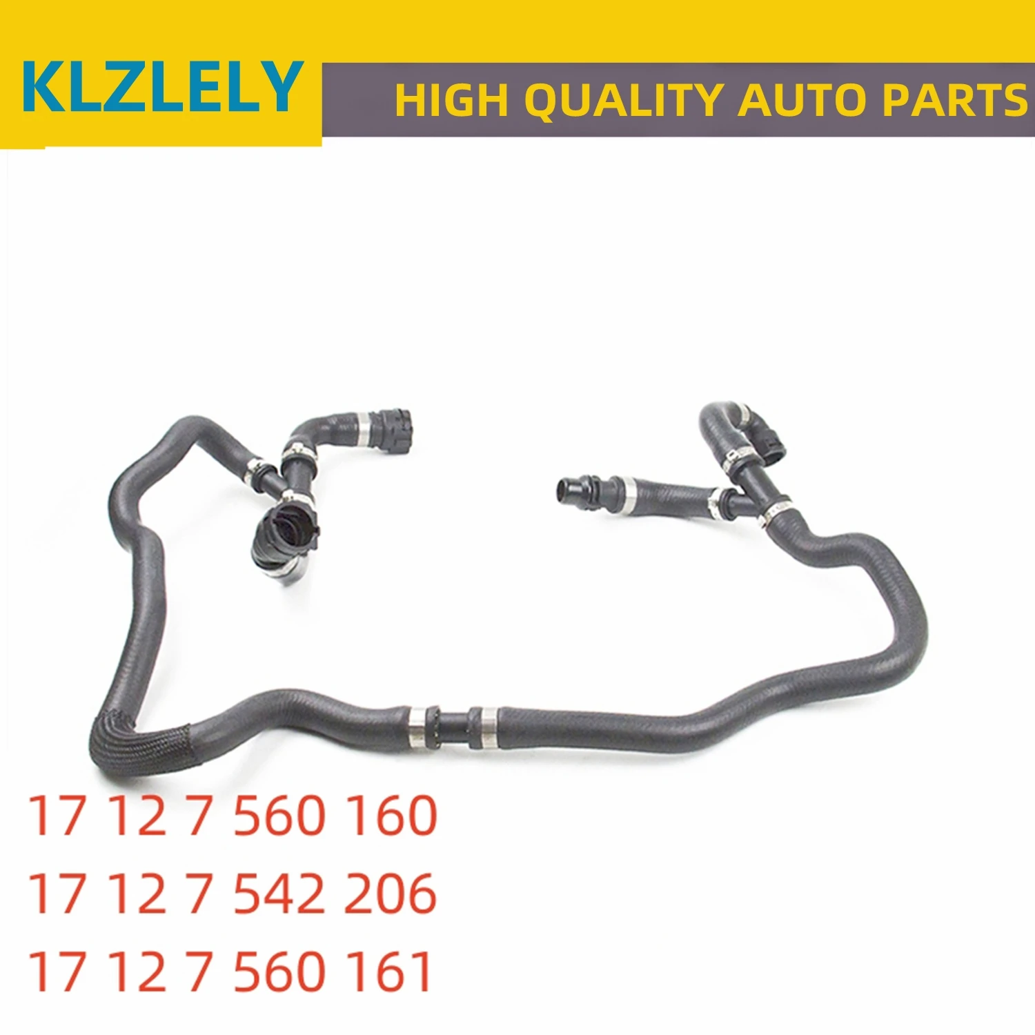 

For BMW E60 E61 E63 E64 N52 N53 B25 B30 A B BF Cooling System Rubber Hose Radiator Hoses 17127521777 11537521049 11537516414