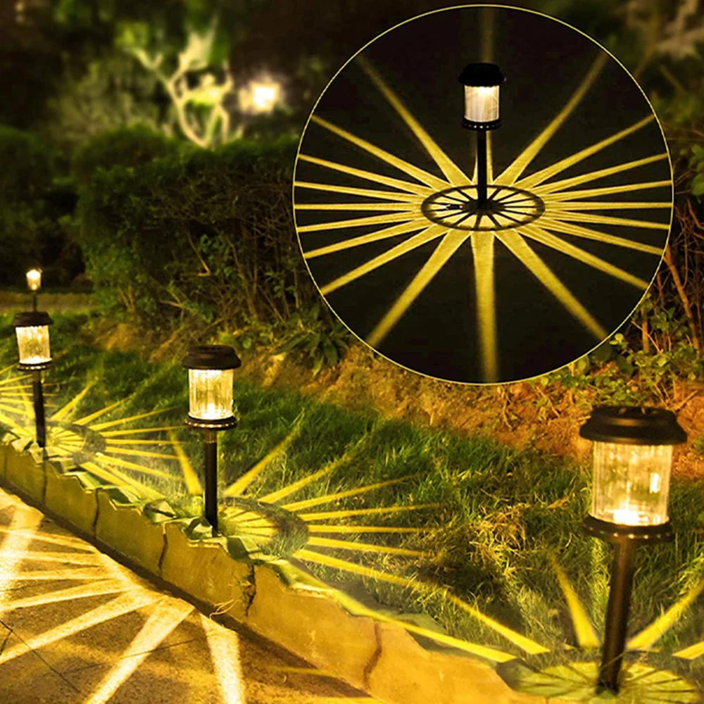 

LED Solar Night Lawn Lamp Waterproof Small House Landscape Light Outdoor Wall Light Decoration Garden Light For Pathway Lawn