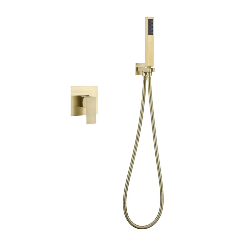 Набор для ванной комнаты смеситель из нержавеющей стали черного серебристого и