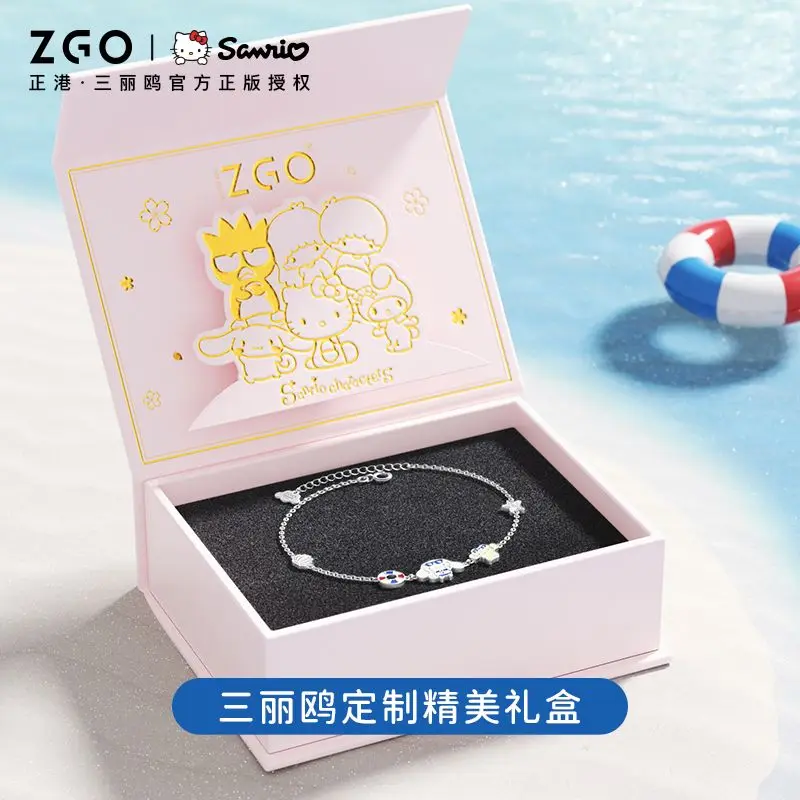 Браслет на удачу Sanrio My Melody cinnamonoll из серебра 2024 пробы