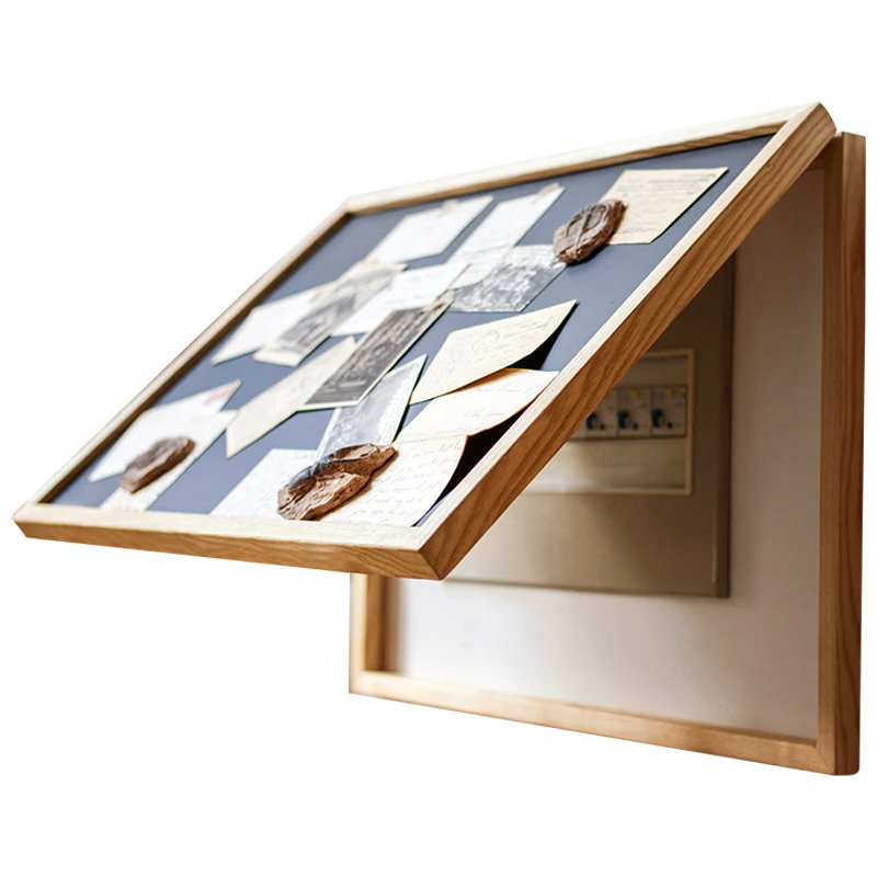 

Meter Box Decorative Painting Blackboard Iron-Absorbing Magnetic Message Board Punch-Free Blocking Distribution Box Power Supply