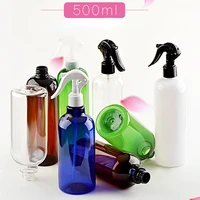 brown 500ml amber pet spray empty bottles trigger sprayer essential oils aromatherapy perfume refillable bottle free shipping