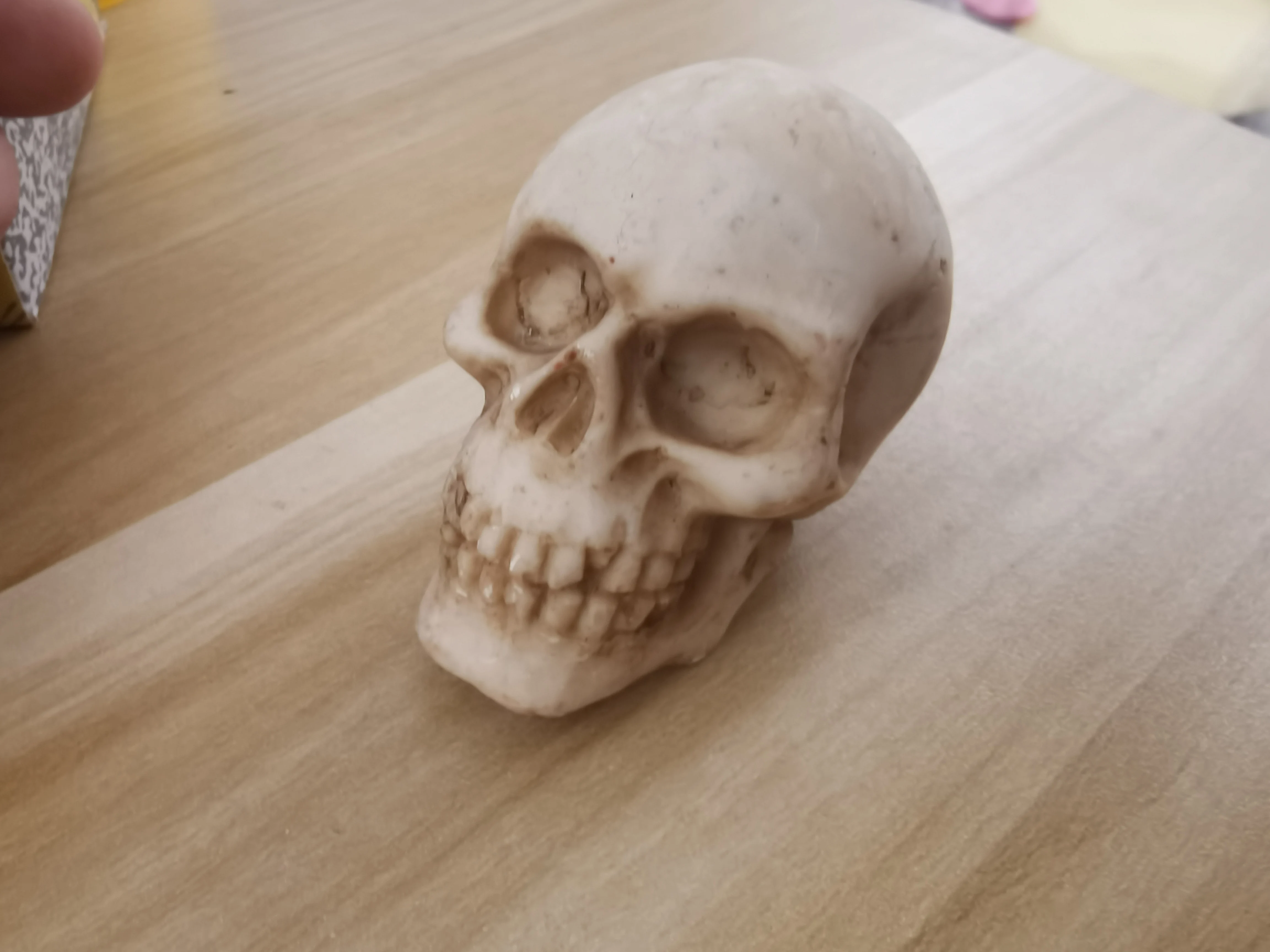 

Japanese Small Resin Skull Home Garden Pub Decorations Halloween Gift Mini Head