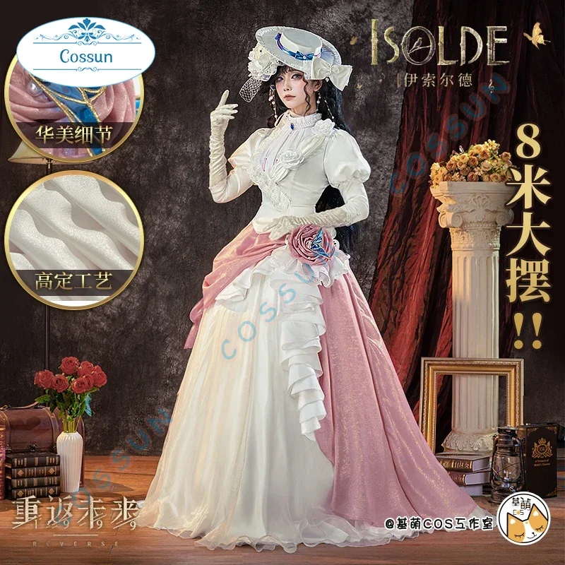 Isolde Косплей Костюм Игра Реверс: 1999【S-3XL】Женский костюм Платье 1999 Изольде Большие