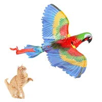 electric sound bird cat toy realistic eagleparrot interactive kitten toys for indoor cats pets flying cat toys for indoor