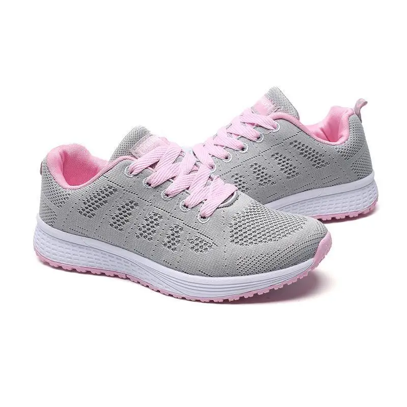 

Women Tennis Shoes Breathable Mesh increasing Slip-on Female Footwear Outdoor Women Baseball Sneakers Thick Bottom Platforms Sty