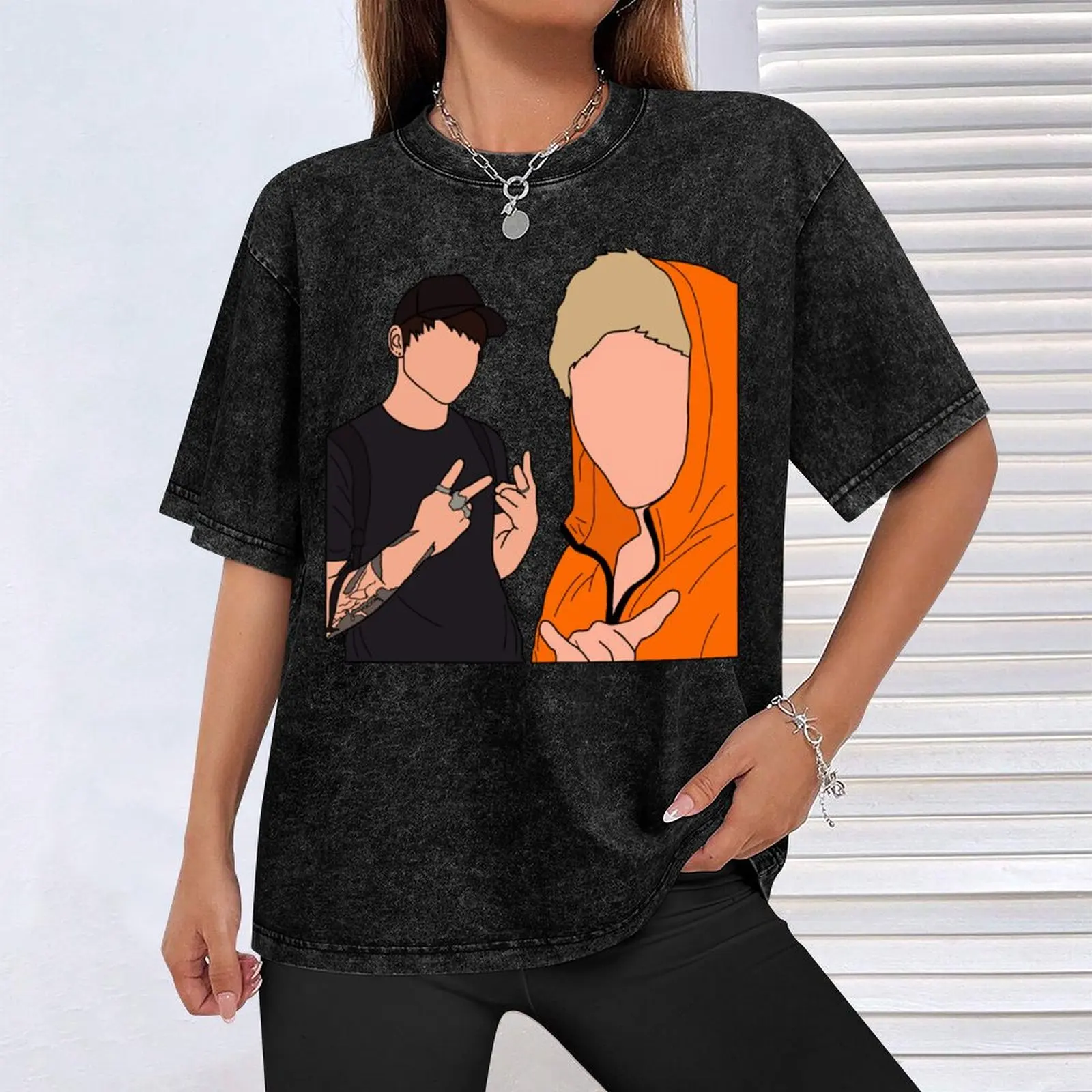 Футболка Sam _ amp Colby 2 мешковатые Рубашки Топы мужские футболки с графическим