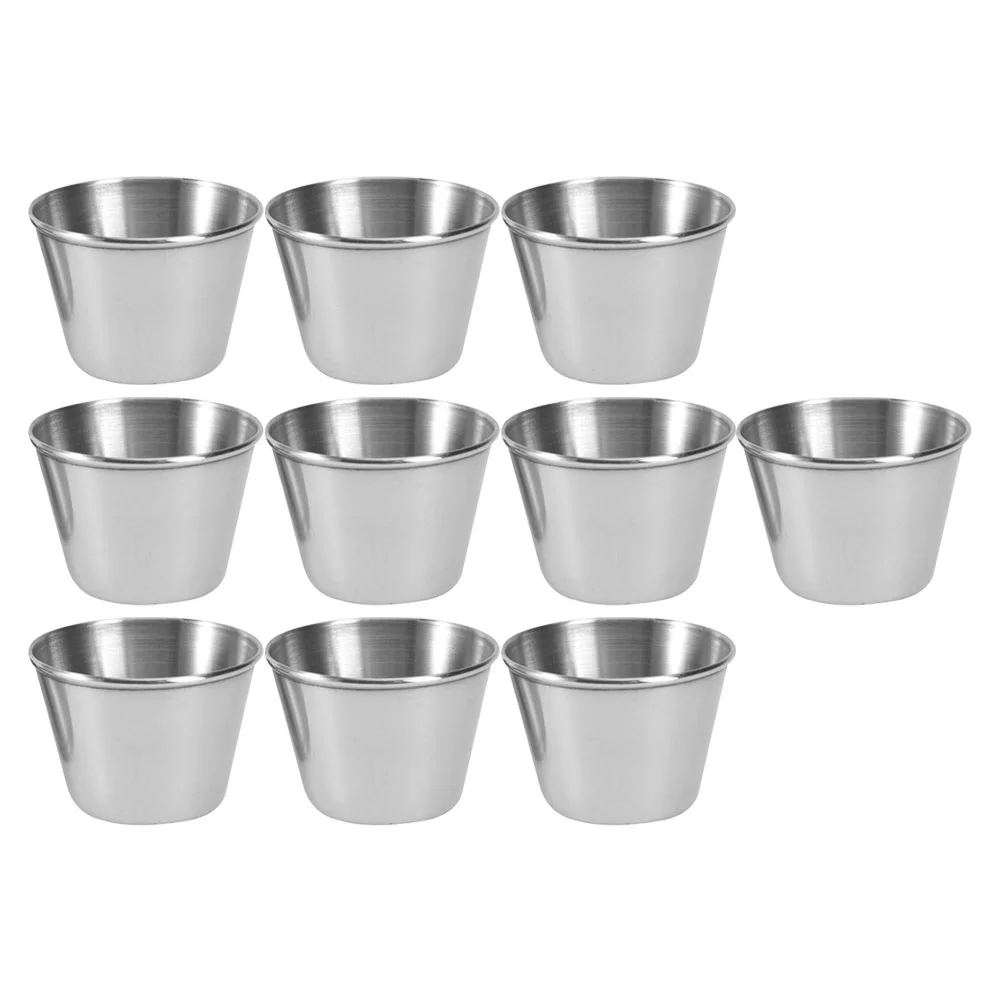 

10pcs Tomato Sauce Cups Rust-proof Dip Sauce Cups Multipurpose Sauce Cups