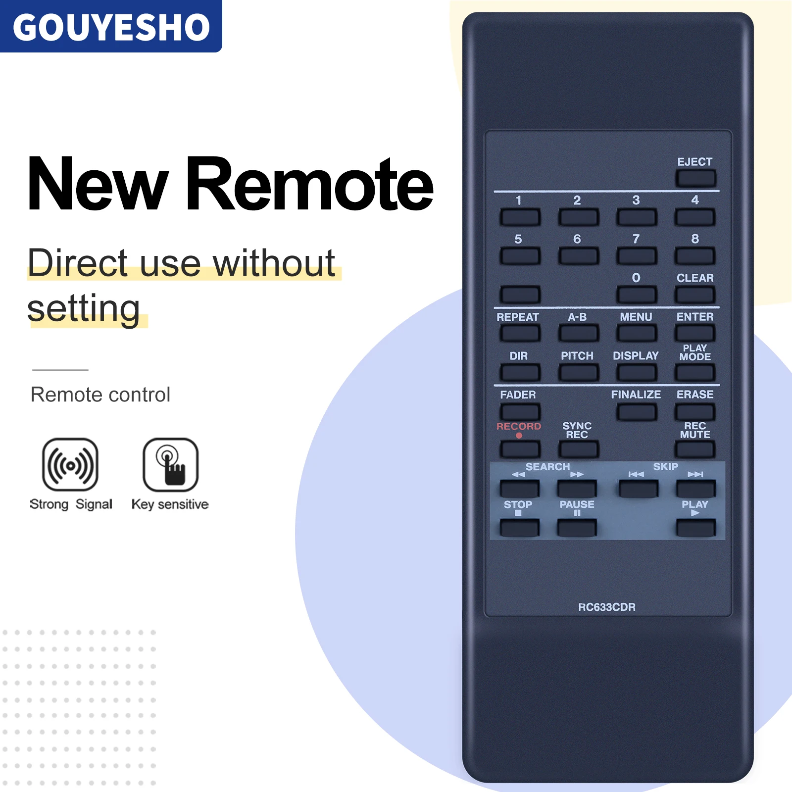 Пульт дистанционного управления RC633CDR для CD-рекордера Marantz CDR633 CDR632