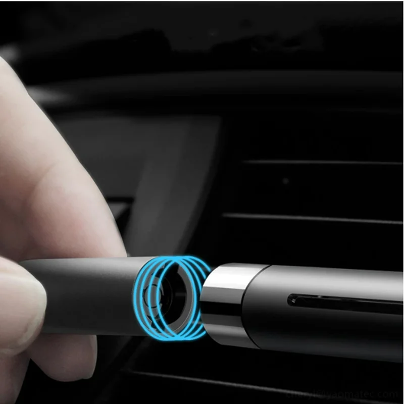 

Perfume Air Car Outlet Refreshing Alloy Clip Solid Ointment Aromatherapy Creative Metal stick Magnetic Aromatherapy Sticks