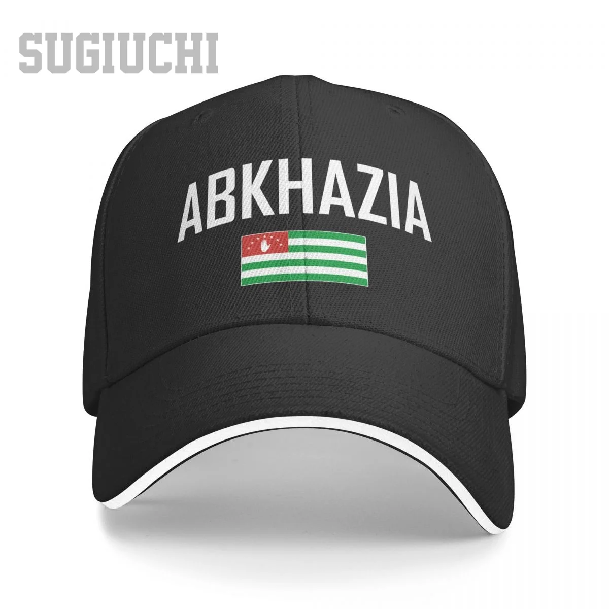 

Unisex Sandwich Republic Of Abkhazia Flag And Font Baseball Cap Men Women Hip Hop Caps Snapback Golf Hat Fishing