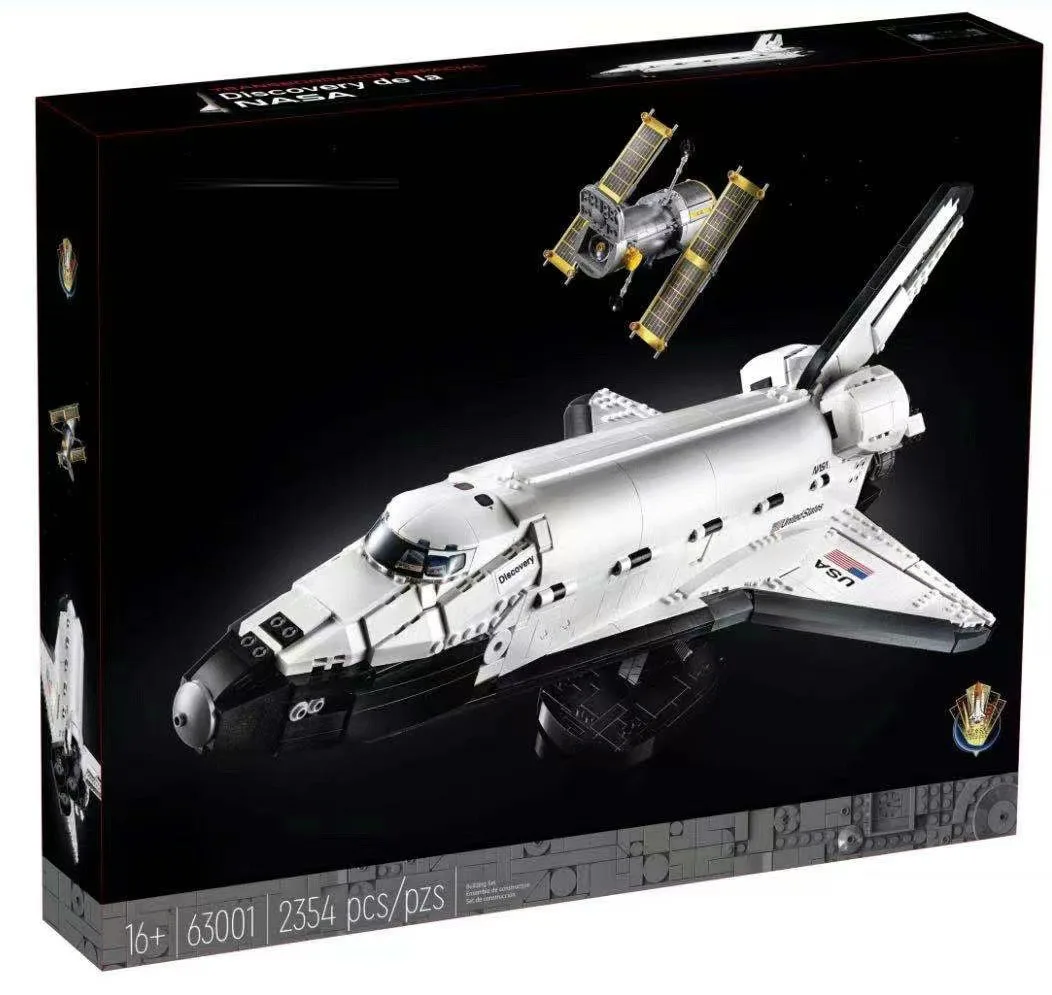 In Stock 63001 NASA Space Shuttle Star Plan Wars Model Building Blocks  Discovery Compatible with 10283 Bricks Toys for children