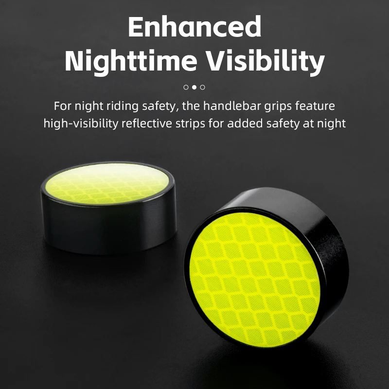 Велосипедные ручки ROCKBROS легкий руль светоотражающие заглушки противоскользящие