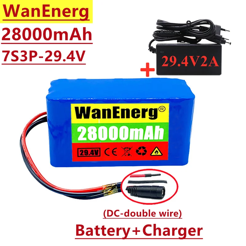 

7s3p 24V lithium ion battery pack, 18650 combination,28000mah,29.4v/24v,used for electric bicycle,electric toy car and golf cart