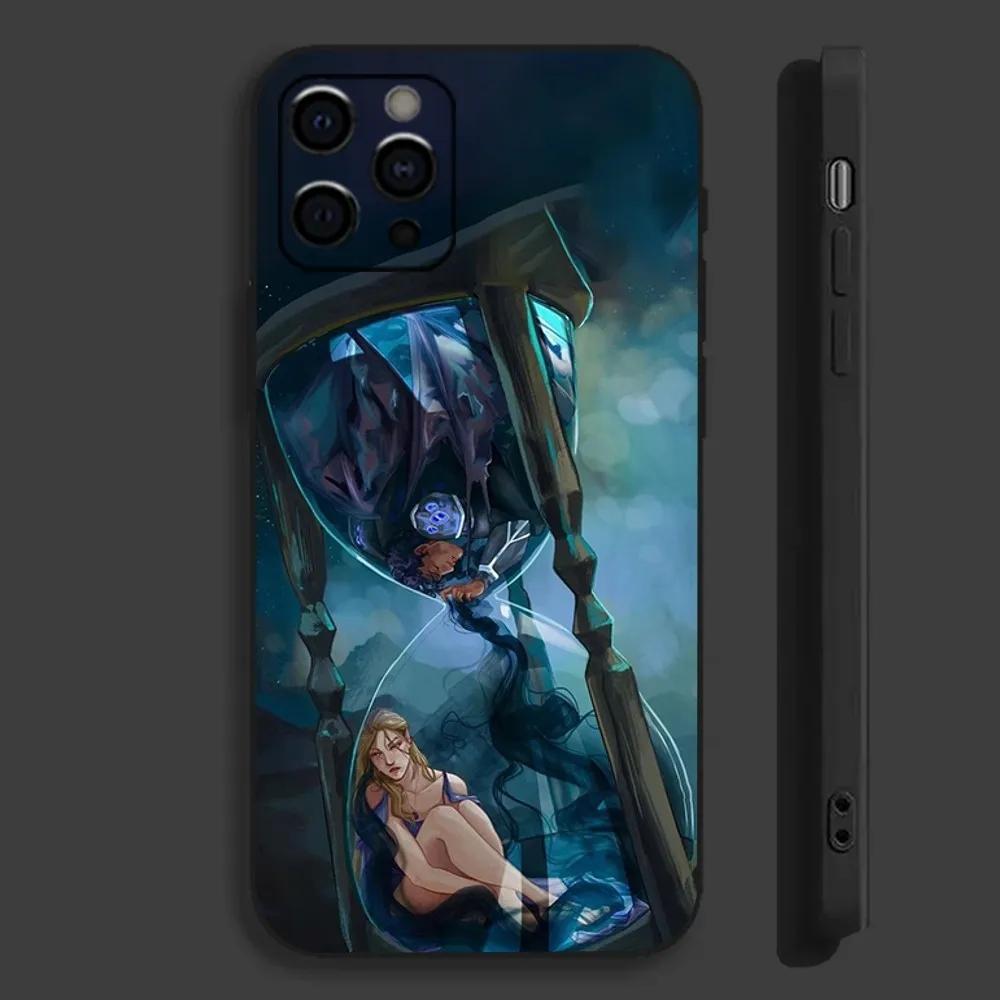 Фото Чехол для телефона Acotar Court M-Mist and Fury для Apple iPhone 15,14,13,12,11,Pro,X,XS,Max,XR,Plus, мягкий черный мини-Чехол №5