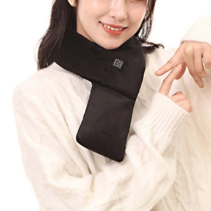 Женский и мужской шарф с подогревом температурный 3-ступенчатая упаковка