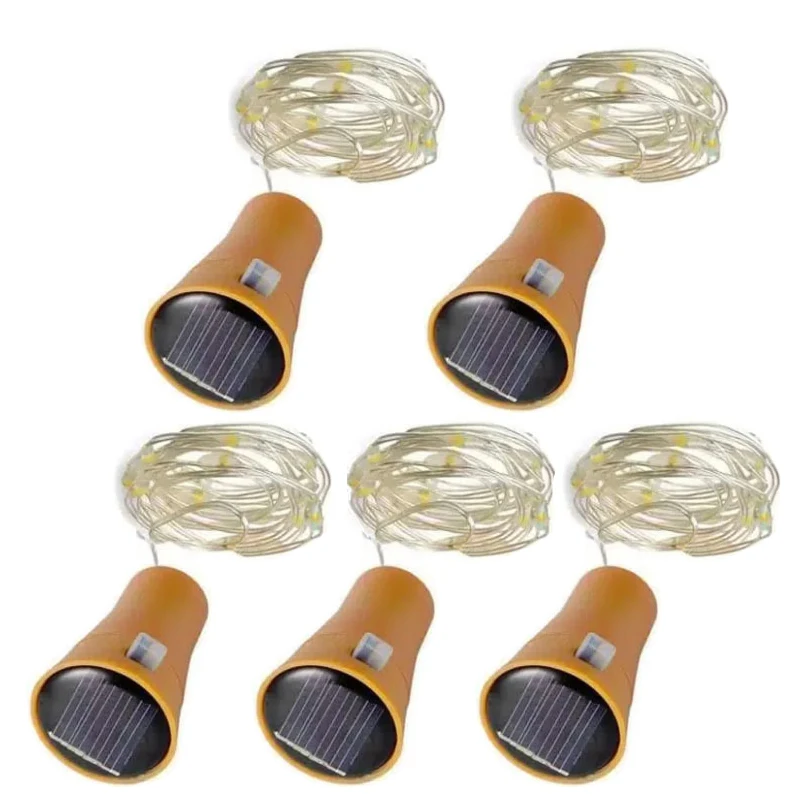 

Светодиодные гирлянды на солнечных батареях для винных бутылок