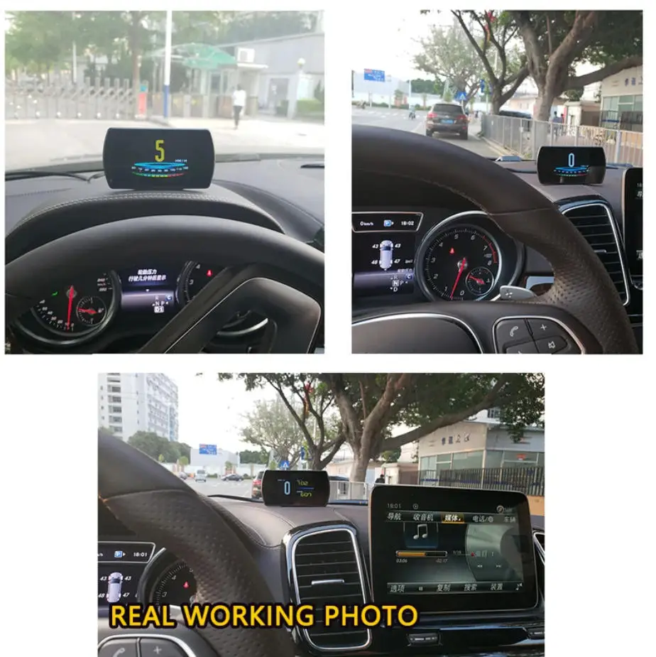 Фото Для Great Wall TANK 300 400 500 700 800 Tesla Model 3 Y S X Roadster автомобильный проектор на лобовое стекло с OBD2, GPS, USB и функцией Head-Up Display. №1