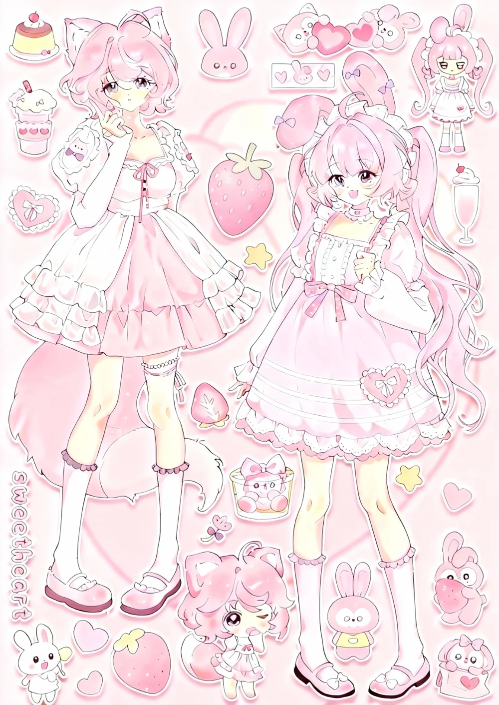 

Серия Sweet Girl, наклейки с персонажами для книги, креативная резка, ручные материалы «сделай сам», для подарка