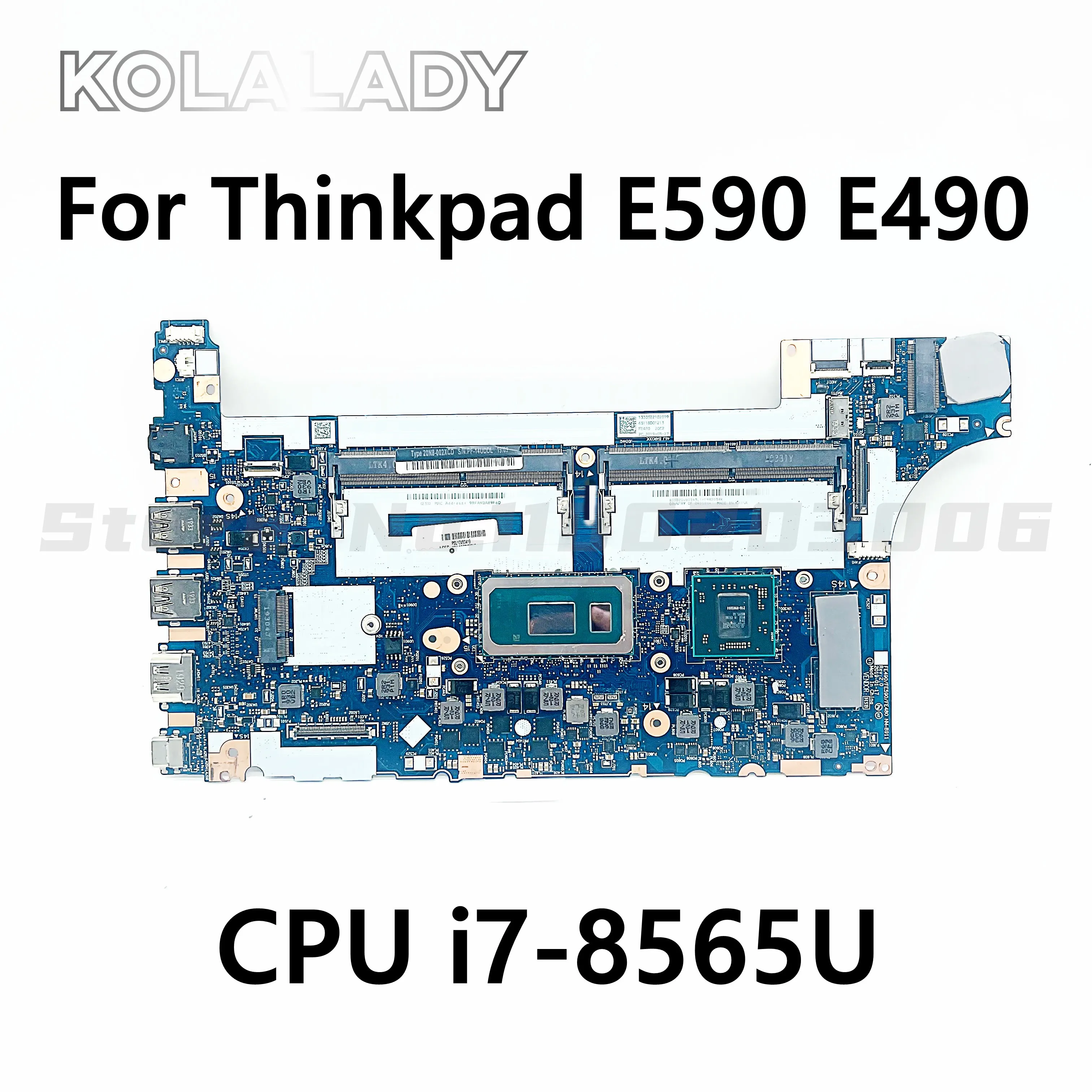 

Для ноутбука Lenovo Thinkpad E590 E490, материнская плата для ноутбука с/центральным процессором NM-B911 GPU RX550, протестирована на 100%, рабочая деталь FRU 02DL815 5B20V81854