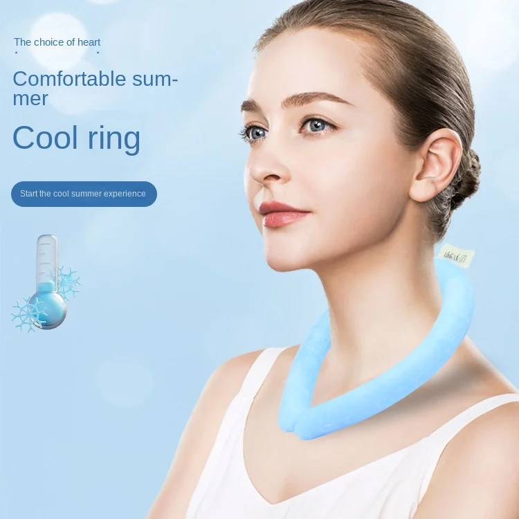 

Upgrades Neck Cooler Tube Ring 넥쿨러 튜브 Outdoor Sports Fast Cooling Reusable Ice Packs Cool Down In Summer Artifact