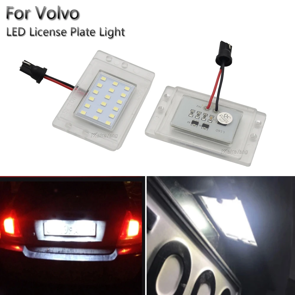 

For Volvo V70 XC 1997-2000 MK1 1996-2000 For Volvo 850 855 1991-1997 Error Free Canbus LED License Plate Number Light Lamp