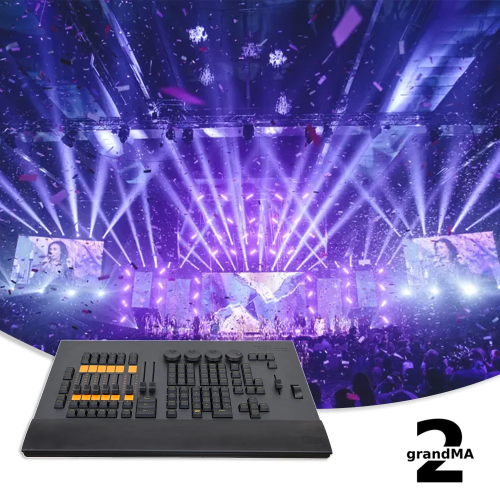 

NEW Professional Console Stage Light Controller Lighting On Computer Factory DMX Spotlights Command Wing MA2 Free Shipping