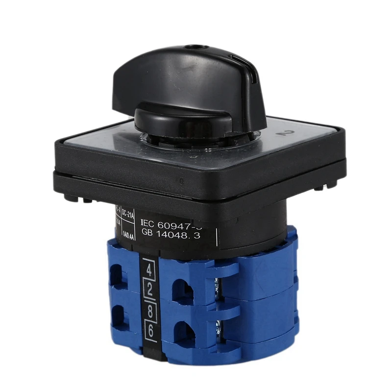 

3X AC 440V 240V ON/OFF/ON Universal Change Over Rotary Cam Switch