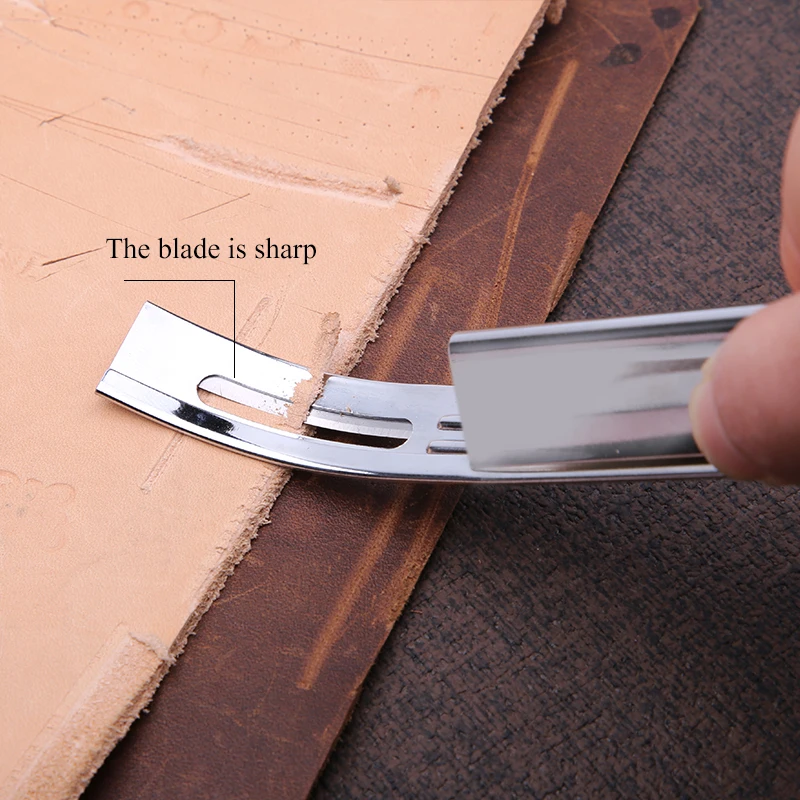 Разноцветный нож для кожи начинающих. Практичная лопатка разрушения кожи. Сделай