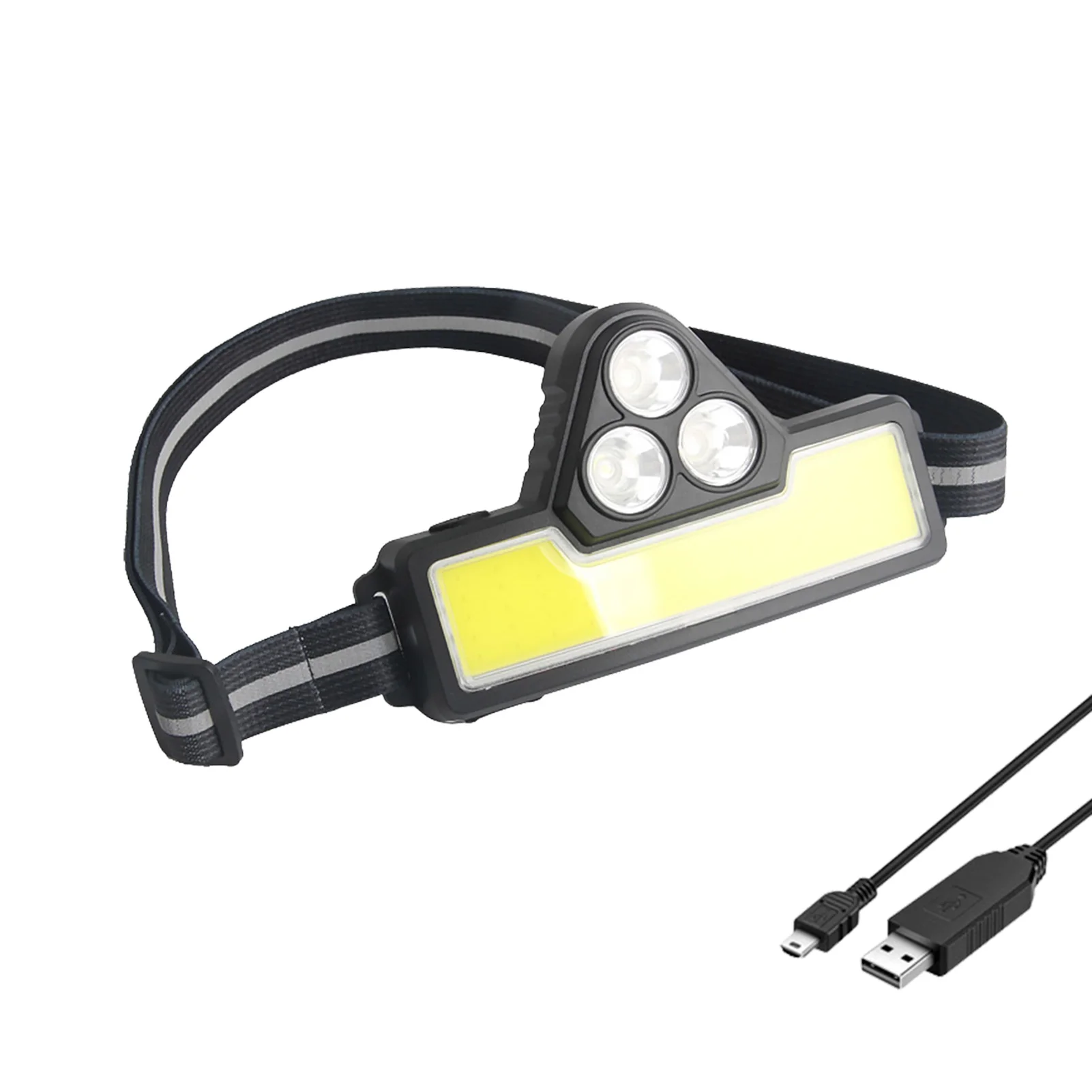 

Мини-светодиодный налобный фонарь, водонепроницаемый Мощный налобный фонарь для рыбалки, внешний фонарь, светодиодный рабочий светильник ...