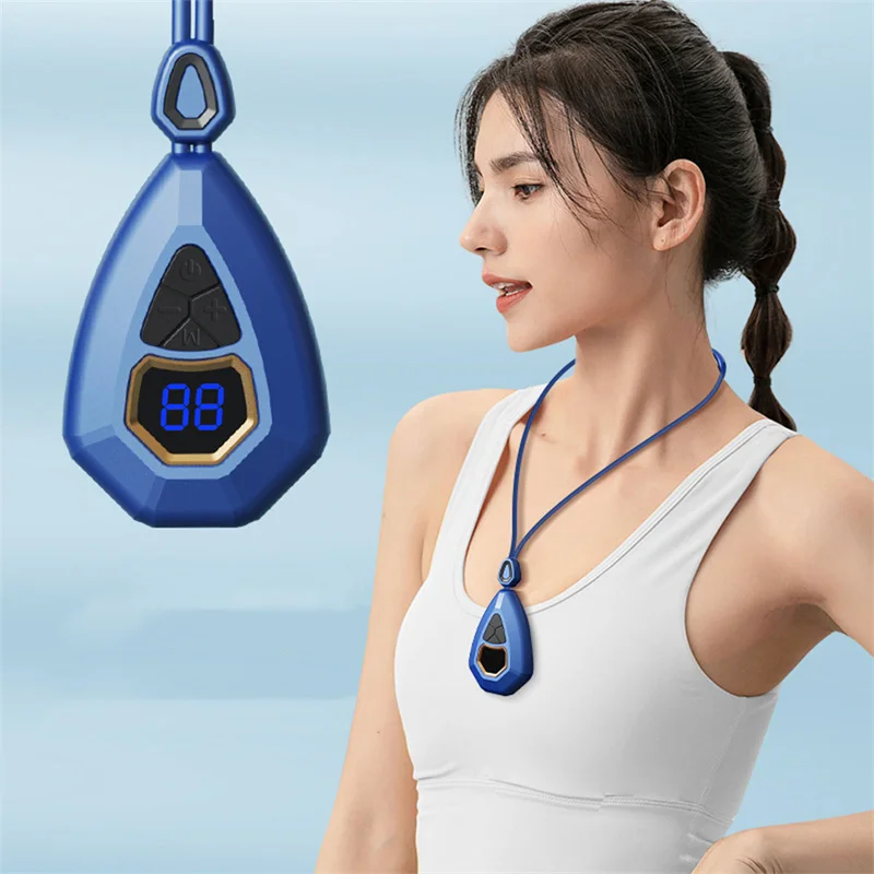 

Smart Neck Massager Heating EMS Pulse Neck Massage Apparatus Heat Electric Mini Back Body Massager Cervical Vertebra Pain Relief