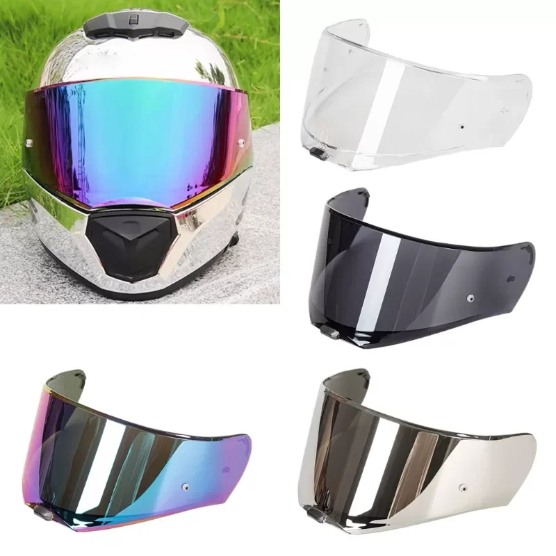 

Motorcycle Helmet Sun Visor Goggles Shield LensHelmet Facemask Eye-Shield Lens Compatible with LS2 FF390 N0HF