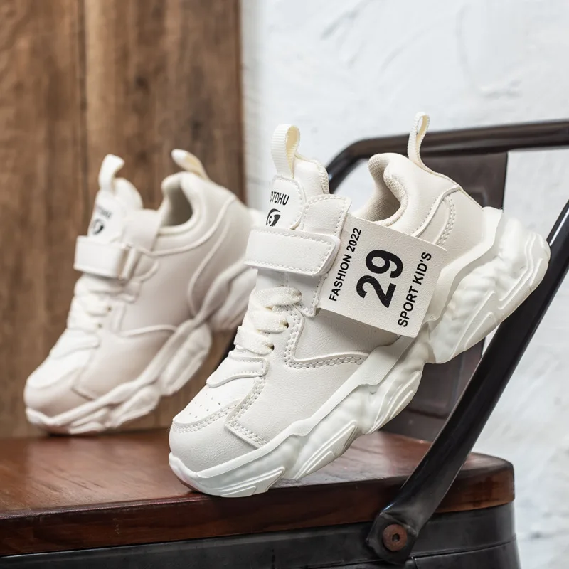 

Обувь для мальчиков прыгающий Тигр Новинка Осень 2021 кожаная нескользящая подошва корейская мода для студентов