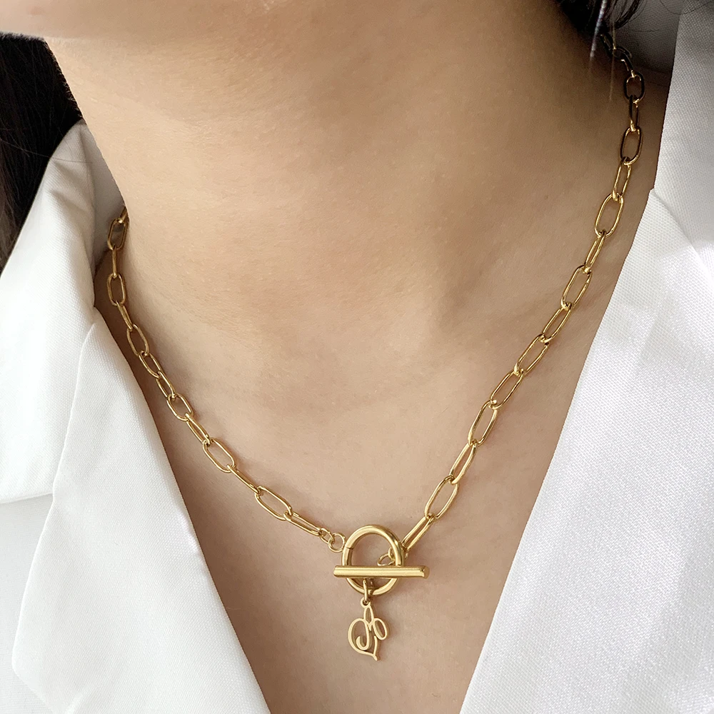 Нежная подвеска на шею для поездок Золотая Роскошная бижутерия ожерелье из