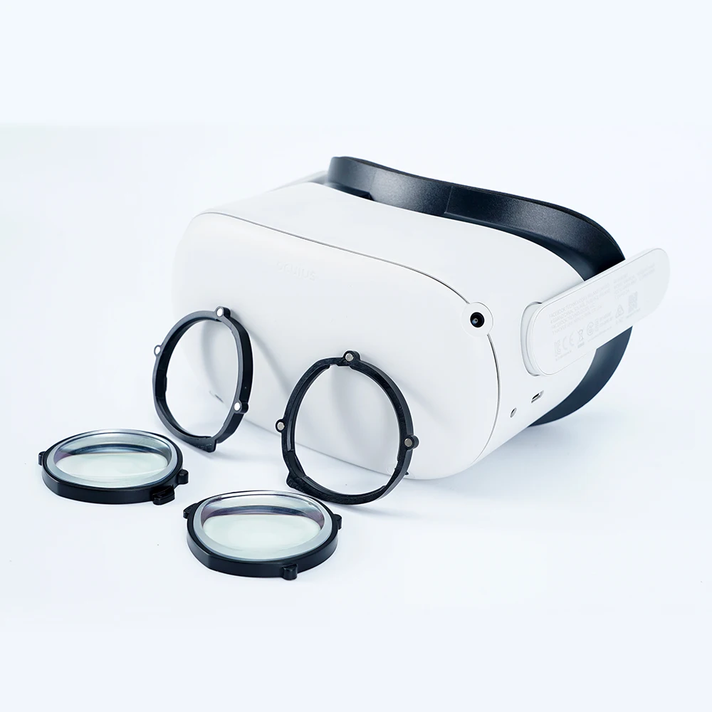 Магнитные Линзы для очков от близорукости Oculus Quest 2 синяя оправа быстрая замена