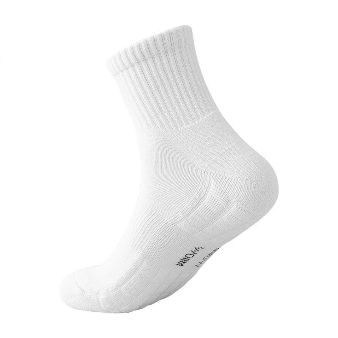 Socks Men's cotton sports stockings Autumn and winter medium high thick towel bottom sweat-absorbing odor-proof basketball socks