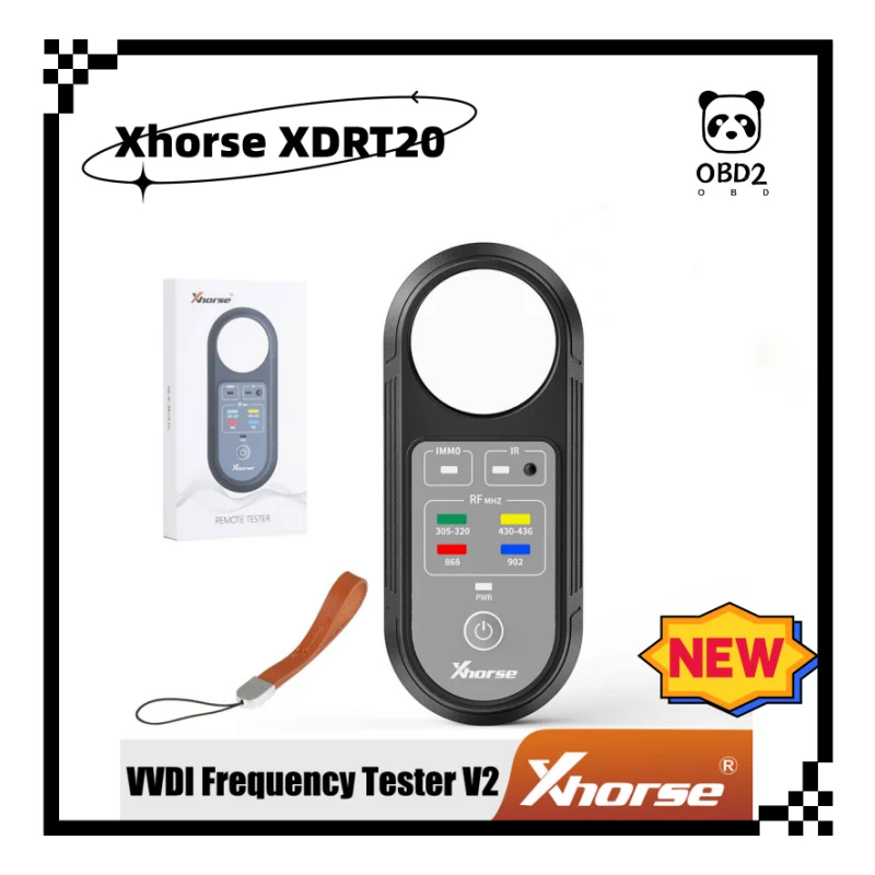 

Original Xhorse XDRT20 Remote Tester 315MHz 868MHz 433Mhz Key Programming Tools VVDI For All Car Key Remote Frequency Test